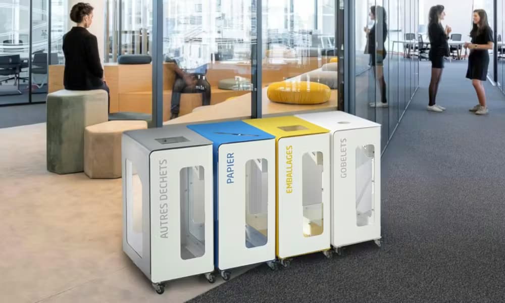 Poubelles de tri